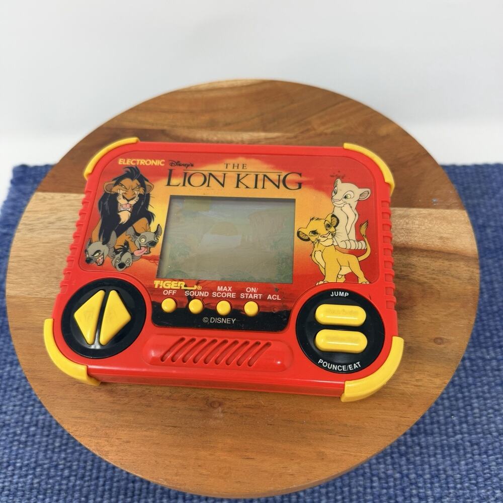 Vintage Lion King 1994 Tiger Electronics Handheld Video Game Tested WORKS